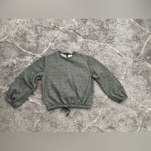 Soo soft ballon sleeve sweater with tie waist